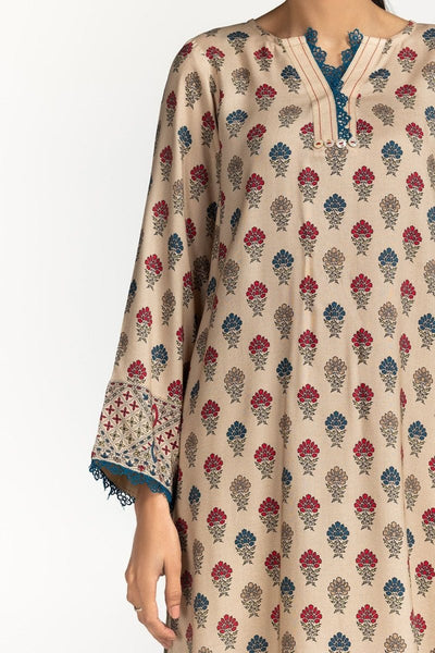Gul Ahmed Ready to Wear 3 Piece Linen Printed Suit IUSTKSD-385