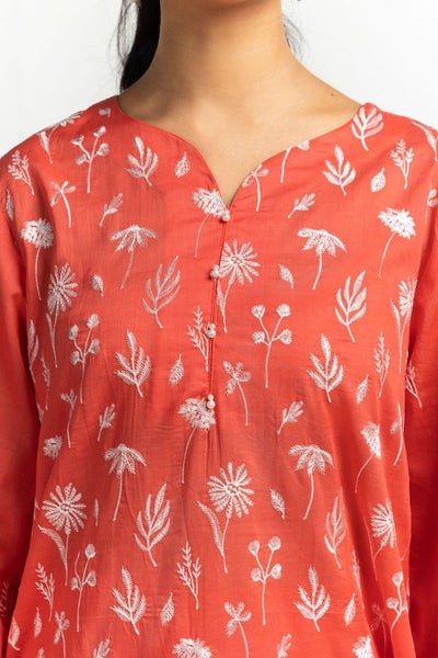 Gul Ahmed Ready to Wear 3PC Lawn Embroidered Suit IUSTKSD-388