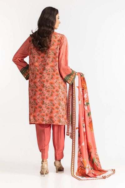 Gul Ahmed Ready to Wear 3 Piece Linen Printed Suit IUSTKSD-426