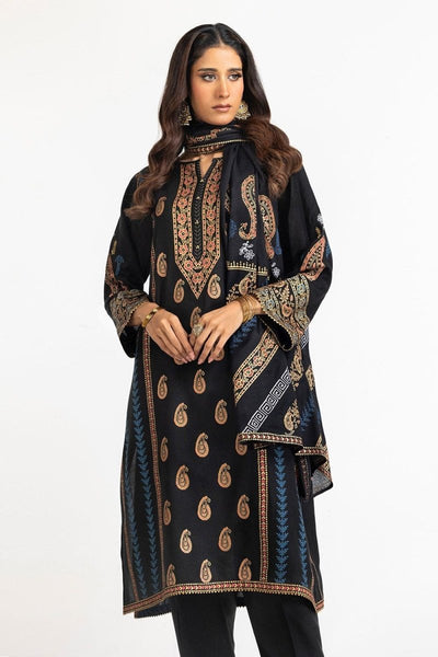 Gul Ahmed Ready to Wear 3 Piece Acrylic Lacquer Printed Suit IUSTKSD-428