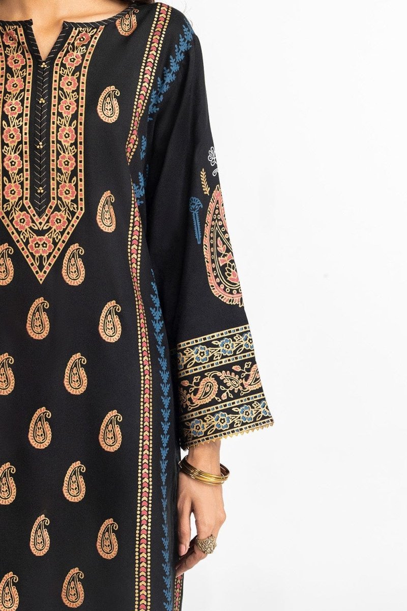 Gul Ahmed Ready to Wear 3 Piece Acrylic Lacquer Printed Suit IUSTKSD-428