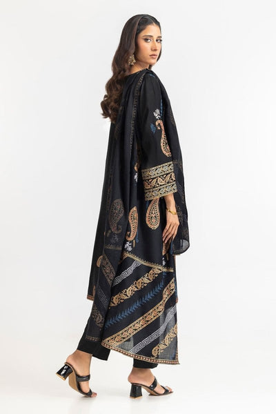 Gul Ahmed Ready to Wear 3 Piece Acrylic Lacquer Printed Suit IUSTKSD-428