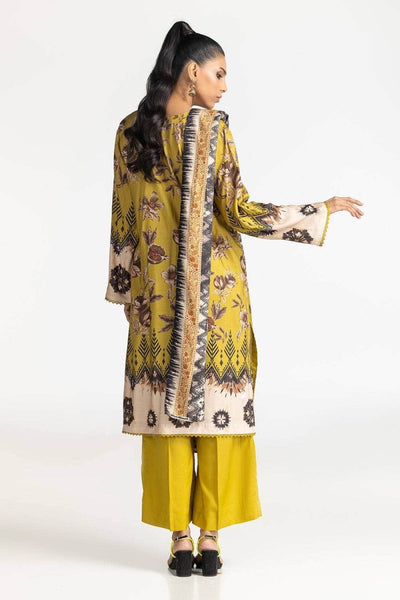 Gul Ahmed Ready to Wear 3 Piece Linen Printed Suit IUSTKSD-429