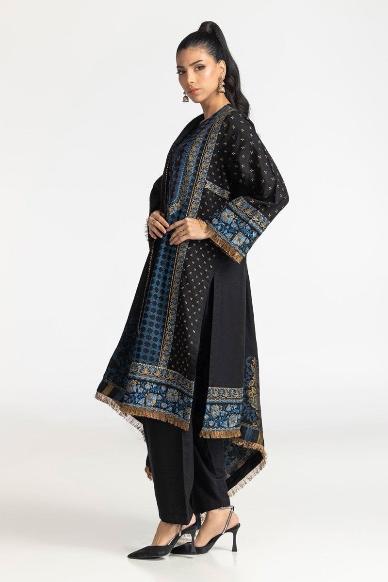 Gul Ahmed Ready to Wear 3 Piece Acrylic Embroidered Suit IUSTKSD-439