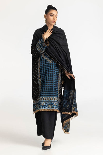Gul Ahmed Ready to Wear 3 Piece Acrylic Embroidered Suit IUSTKSD-439