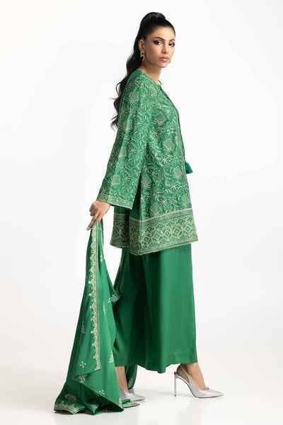 Gul Ahmed Ready to Wear 3 Piece Cotail Embroidered Suit IUSTKSD-449