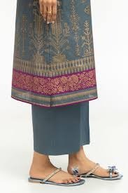 Gul Ahmed Ready to Wear 3PC Gold Printed Lawn Suit IUSTKSD-458