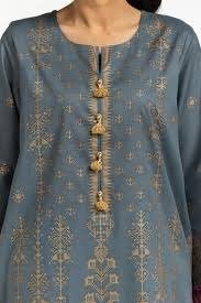 Gul Ahmed Ready to Wear 3PC Gold Printed Lawn Suit IUSTKSD-458