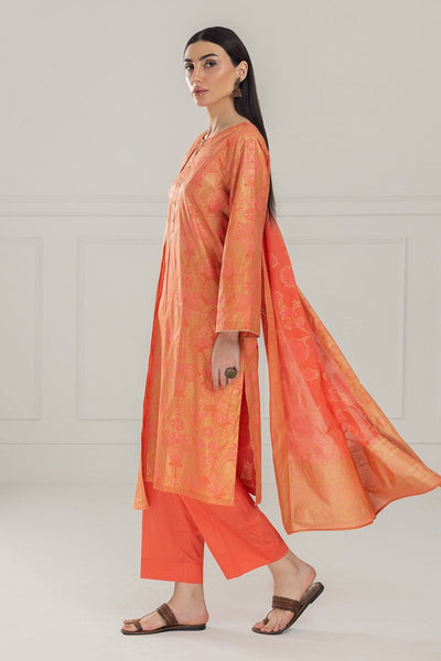 Gul Ahmed Ready to Wear 3PC Lawn Lacquer Printed Suit IUSTKSD-460