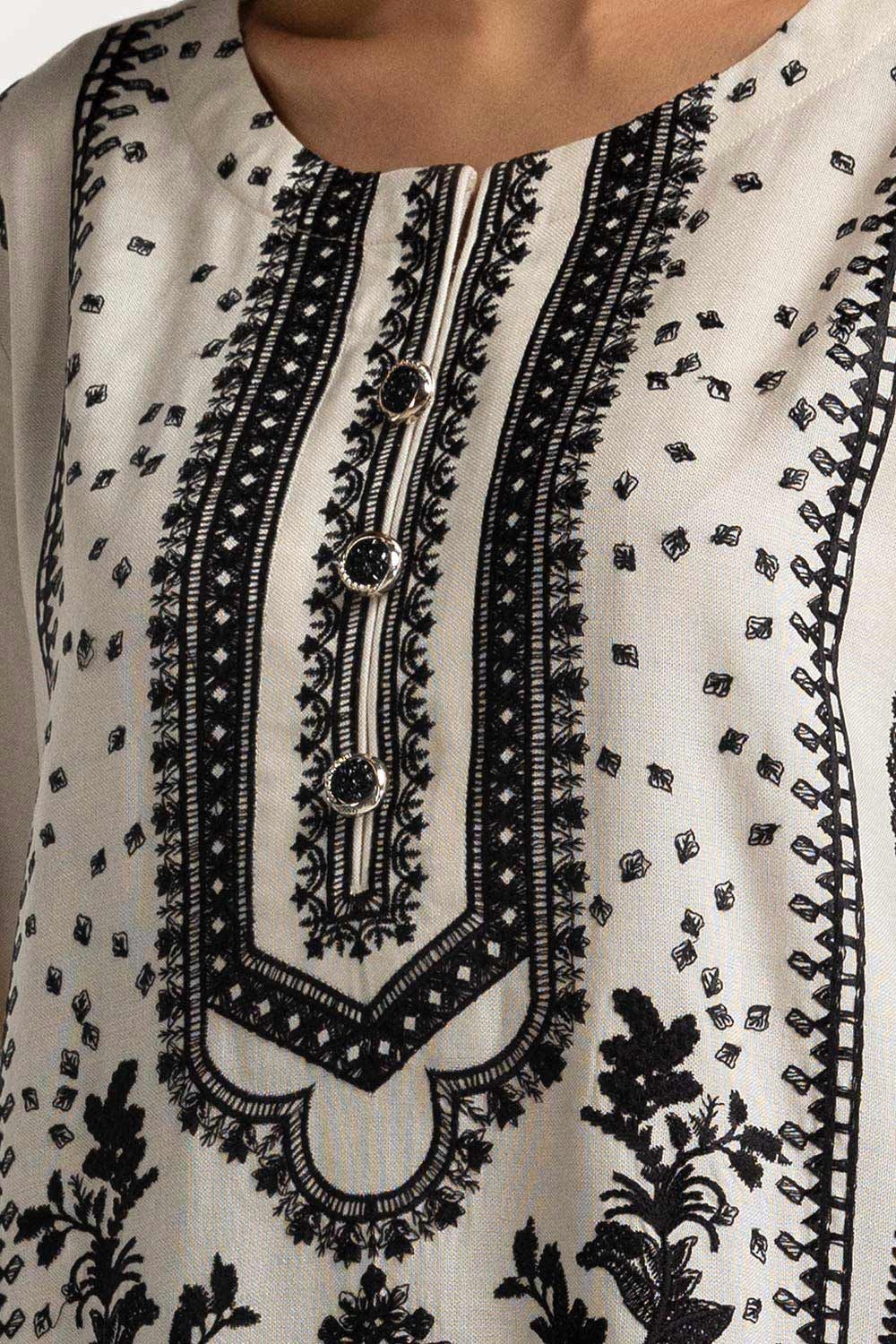 Gul Ahmed Ready to Wear 3 Piece Acrylic Embroidered Suit IUSTKSD-469