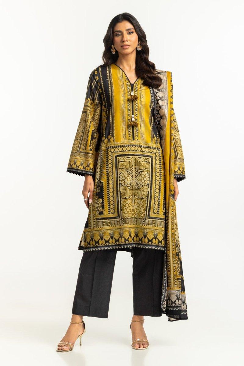 Gul Ahmed Ready to Wear 3PC Printed Lawn Suit IUSTKSD-475