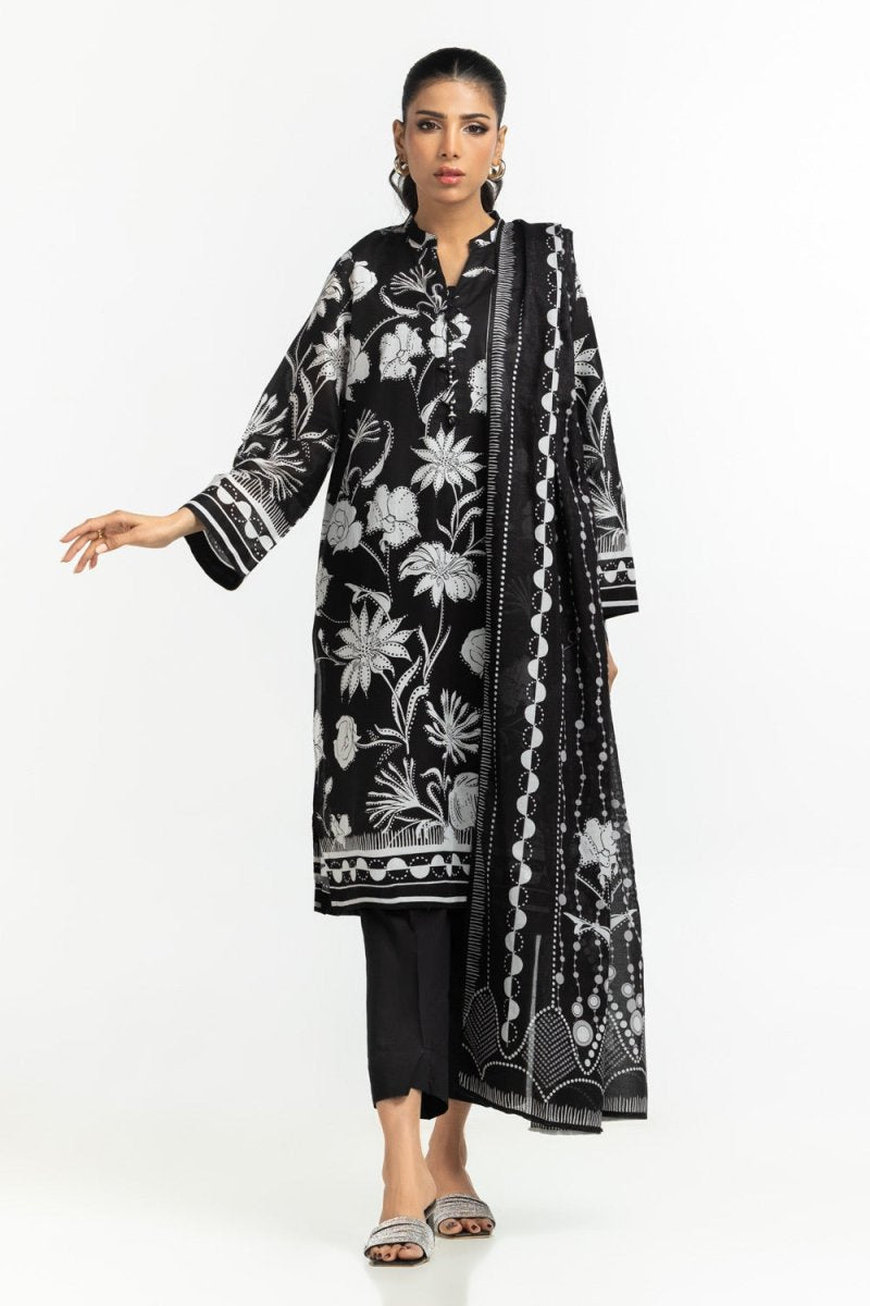 Gul Ahmed Ready to Wear 3PC Lawn Printed Suit IUSTKSD-484