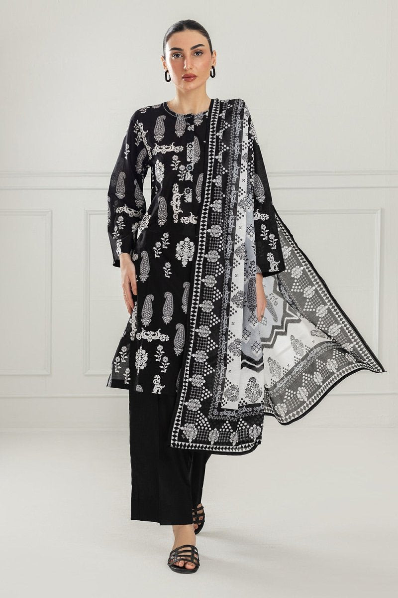 Gul Ahmed Ready to Wear 3PC Lawn Printed Suit IUSTKSD-503