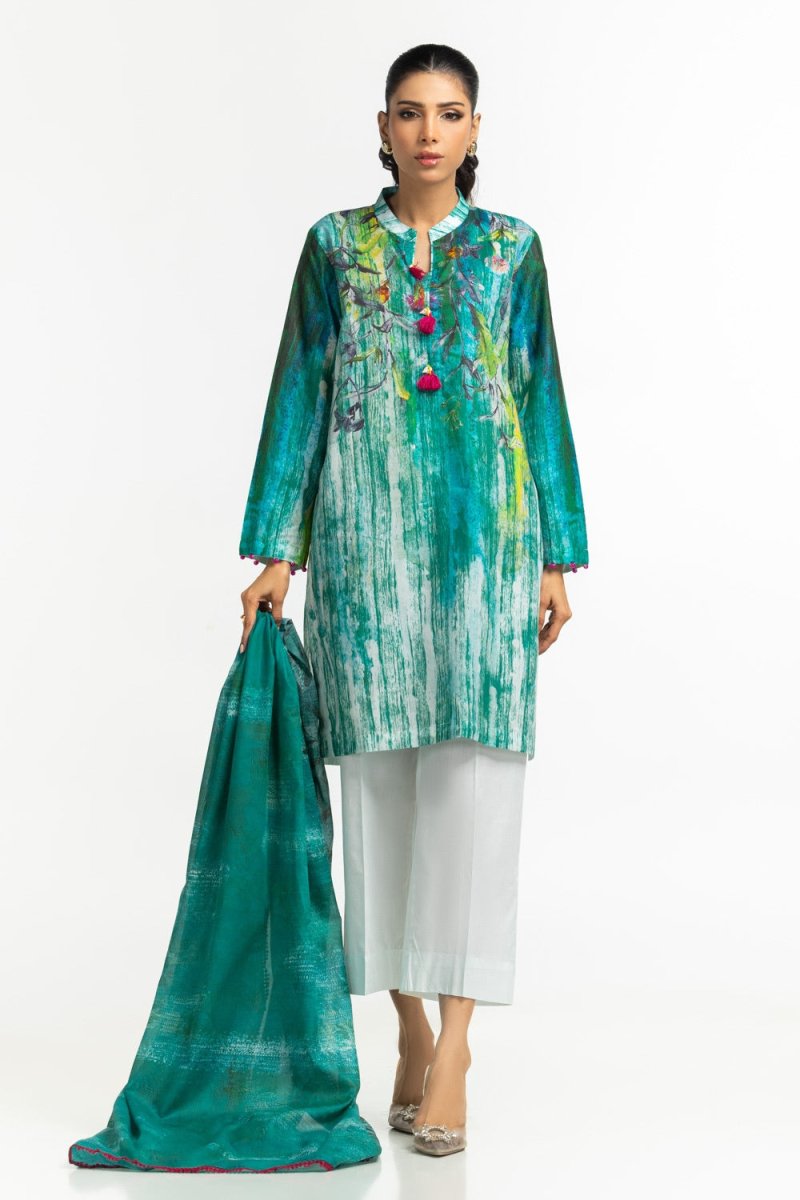 Gul Ahmed Ready to Wear 3PC Lawn Printed Suit IUSTKSD-506