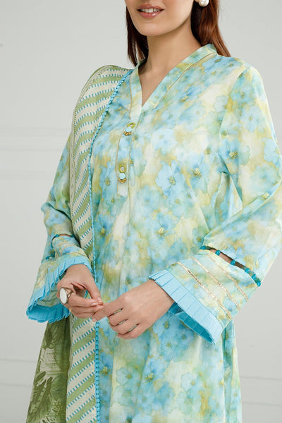 Gul Ahmed Ready to Wear 3PC Lawn Printed Suit IUSTKSD-507