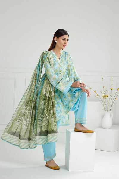 Gul Ahmed Ready to Wear 3PC Lawn Printed Suit IUSTKSD-507