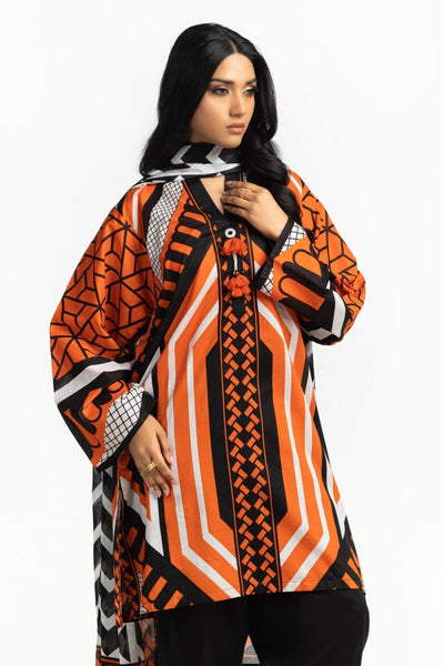 Gul Ahmed Ready to Wear 3PC Lawn Printed Suit IUSTKSD-510