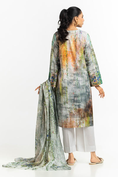 Gul Ahmed Ready to Wear 3PC Lawn Printed Suit IUSTKSD-516