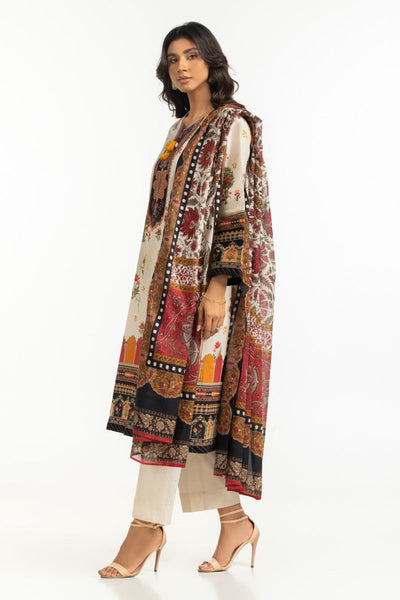 Gul Ahmed Ready to Wear 3PC Lawn Printed Suit IUSTKSD-519