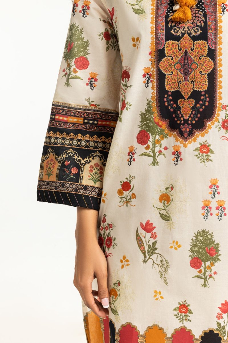 Gul Ahmed Ready to Wear 3PC Lawn Printed Suit IUSTKSD-519