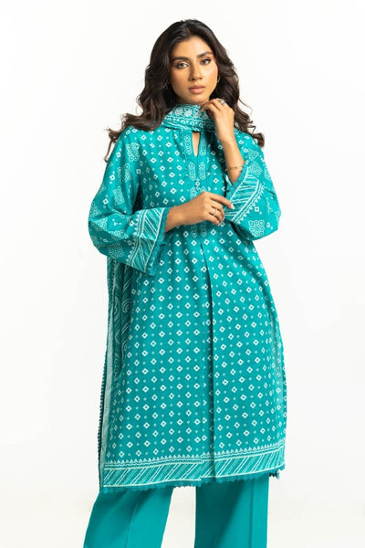 Gul Ahmed Ready to Wear 3PC Lacquer Printed Lawn Suit IUSTKSD-530
