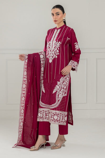 Gul Ahmed Ready to Wear 3PC Lawn Embroidered Suit IUSTKSD-534