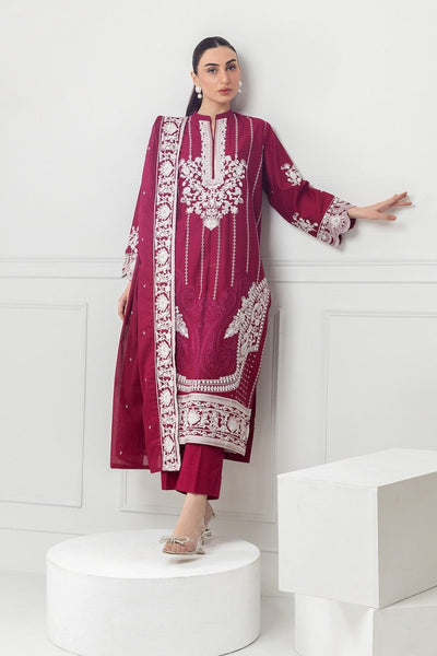 Gul Ahmed Ready to Wear 3PC Lawn Embroidered Suit IUSTKSD-534