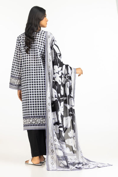 Gul Ahmed Ready to Wear 3PC Lawn Printed Suit With Embroidered IUSTKSD-545