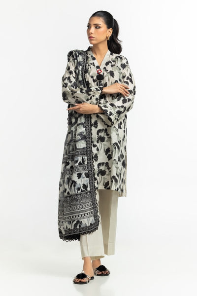 Gul Ahmed Ready to Wear 3PC Lawn Printed Suit IUSTKSD-546