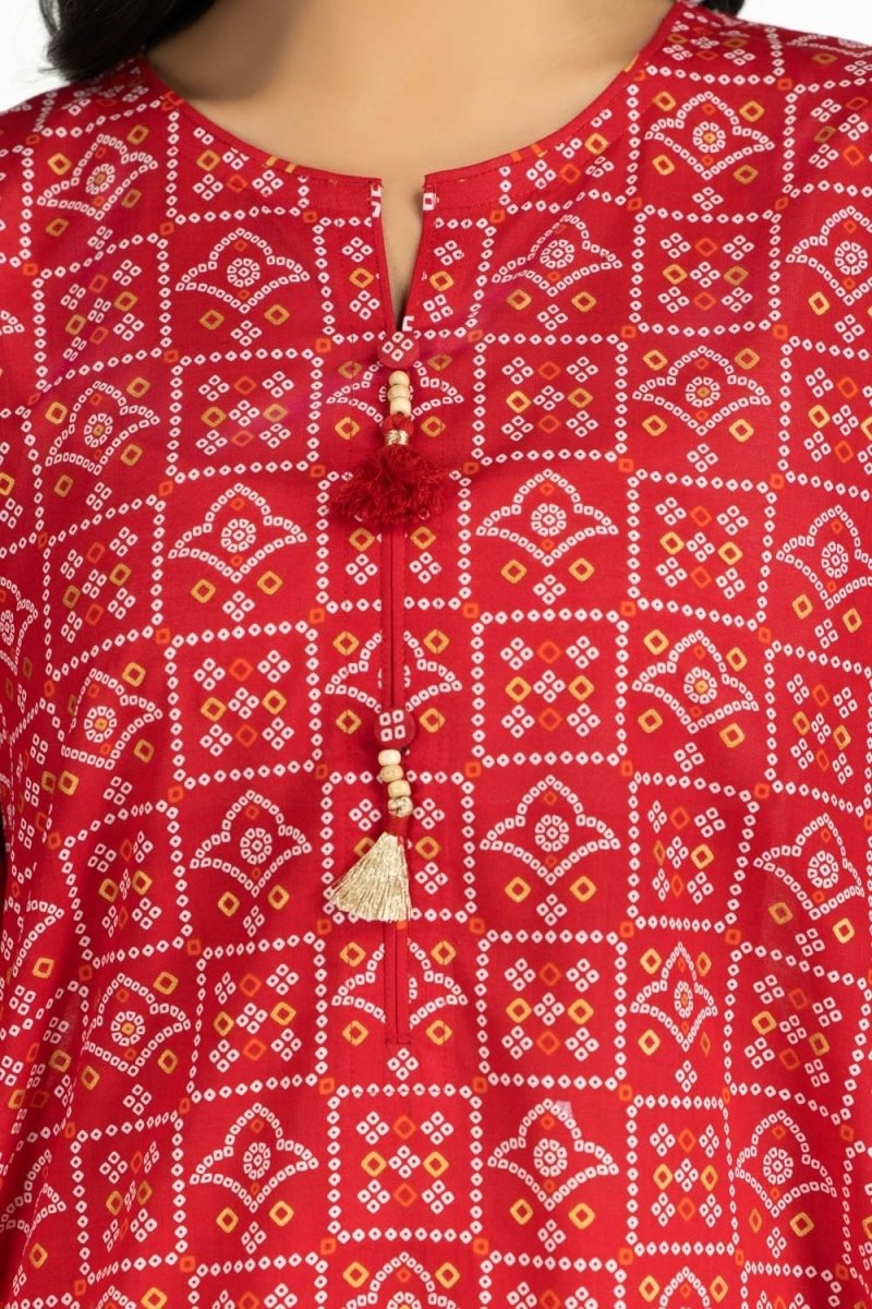 Gul Ahmed Ready to Wear 3PC Gold Printed Lawn Suit IUSTKSD-561