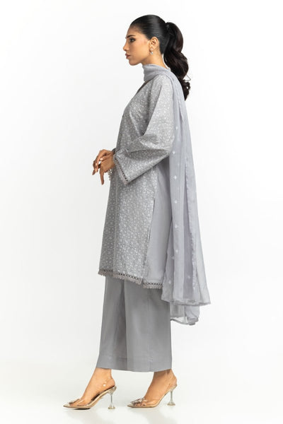 Gul Ahmed Ready to Wear 3PC Lawn Embroidered Suit IUSTKSD-579