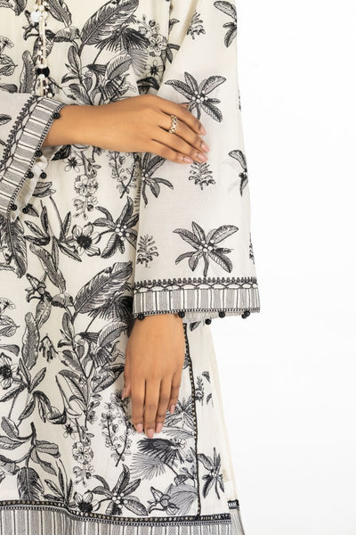 Gul Ahmed Ready to Wear 3PC Dyed Embroidered Swiss Voile Suit IUSTKSD-596