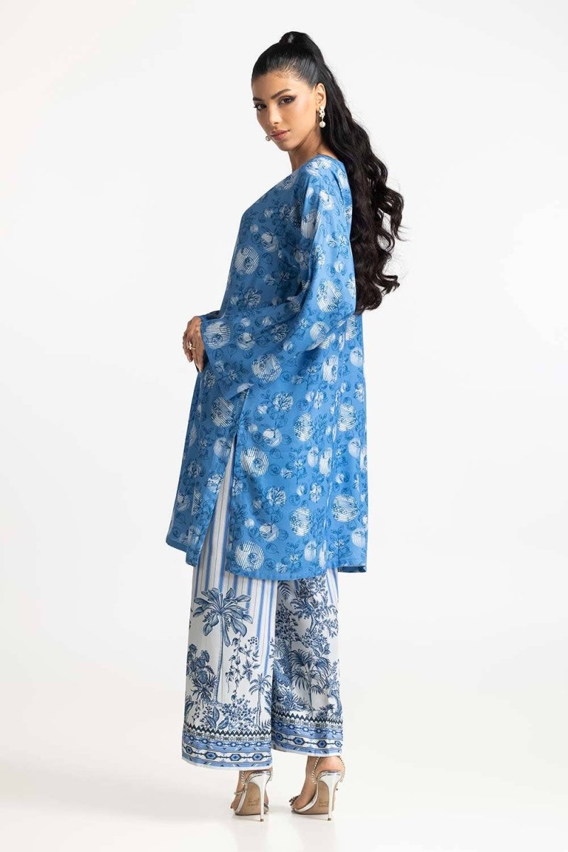 Gul Ahmed Ready to Wear 2 Piece Cotail Printed Co-Ord Suit IUSTTS-448