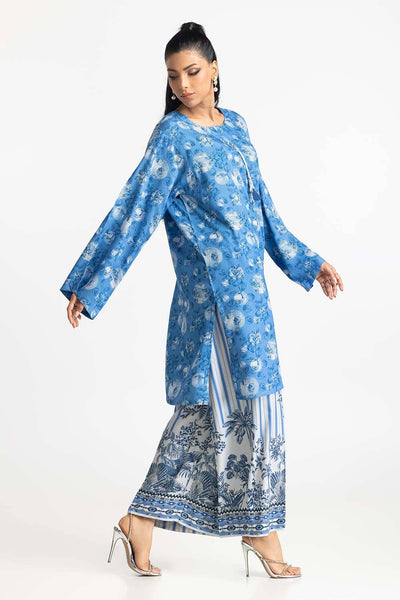 Gul Ahmed Ready to Wear 2 Piece Cotail Printed Co-Ord Suit IUSTTS-448