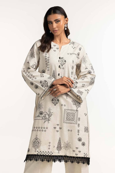 Gul Ahmed Ready to Wear 2 Piece Khaddar Embroidery Shirt And Trouser IUSTTS-463