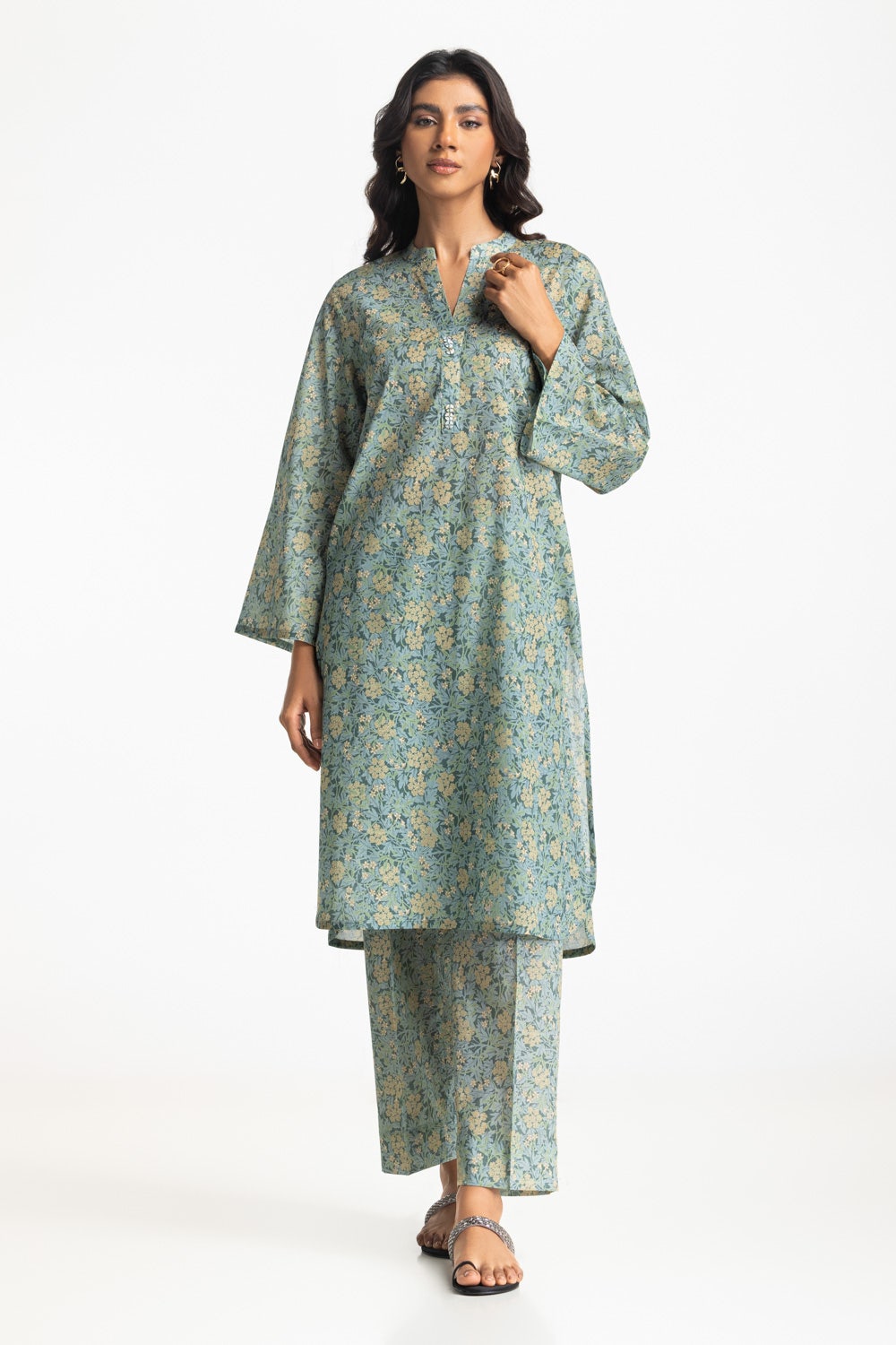 Gul Ahmed Ready to Wear 2 Piece Printed Lawn Co-Ord Set IUSTTS-566