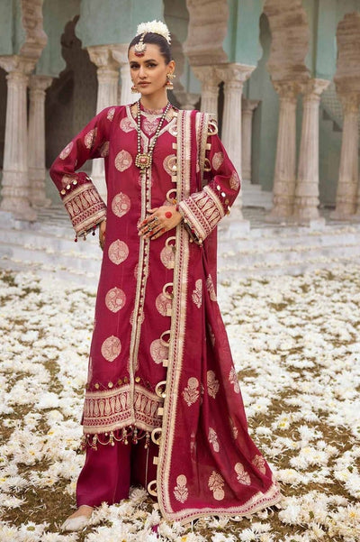 Gul Ahmed 3PC Jacquard Unstitched Suit with Jacquard Dupatta - JD-32026