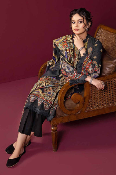 Gul Ahmed 3PC Cotton Linen Unstitched Suit K-32003