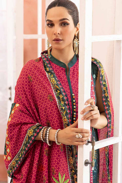 Gul Ahmed 3PC Khaddar Digital Printed Unstitched Suit K-32004