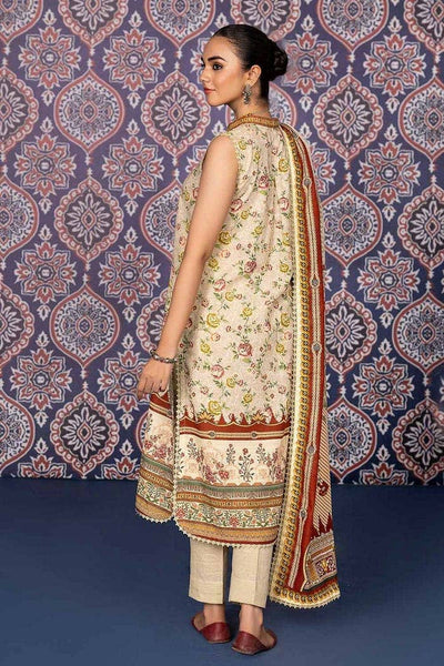 Gul Ahmed 3PC Khaddar Printed Unstitched Suit K-32015
