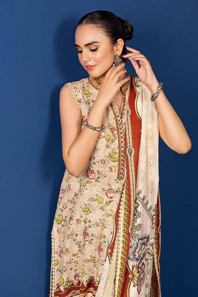 Gul Ahmed 3PC Khaddar Printed Unstitched Suit K-32015