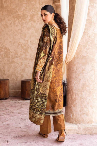 Gul Ahmed 3PC Embroidered Khaddar Unstitched Suit with Digital Printed Khaddar Dupatta K-32016