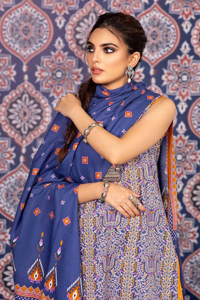 Gul Ahmed 3PC Khaddar Printed Unstitched Suit K-32035 A