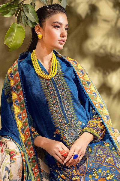 Gul Ahmed 3PC Embroidered Khaddar Unstitched Suit K-32037
