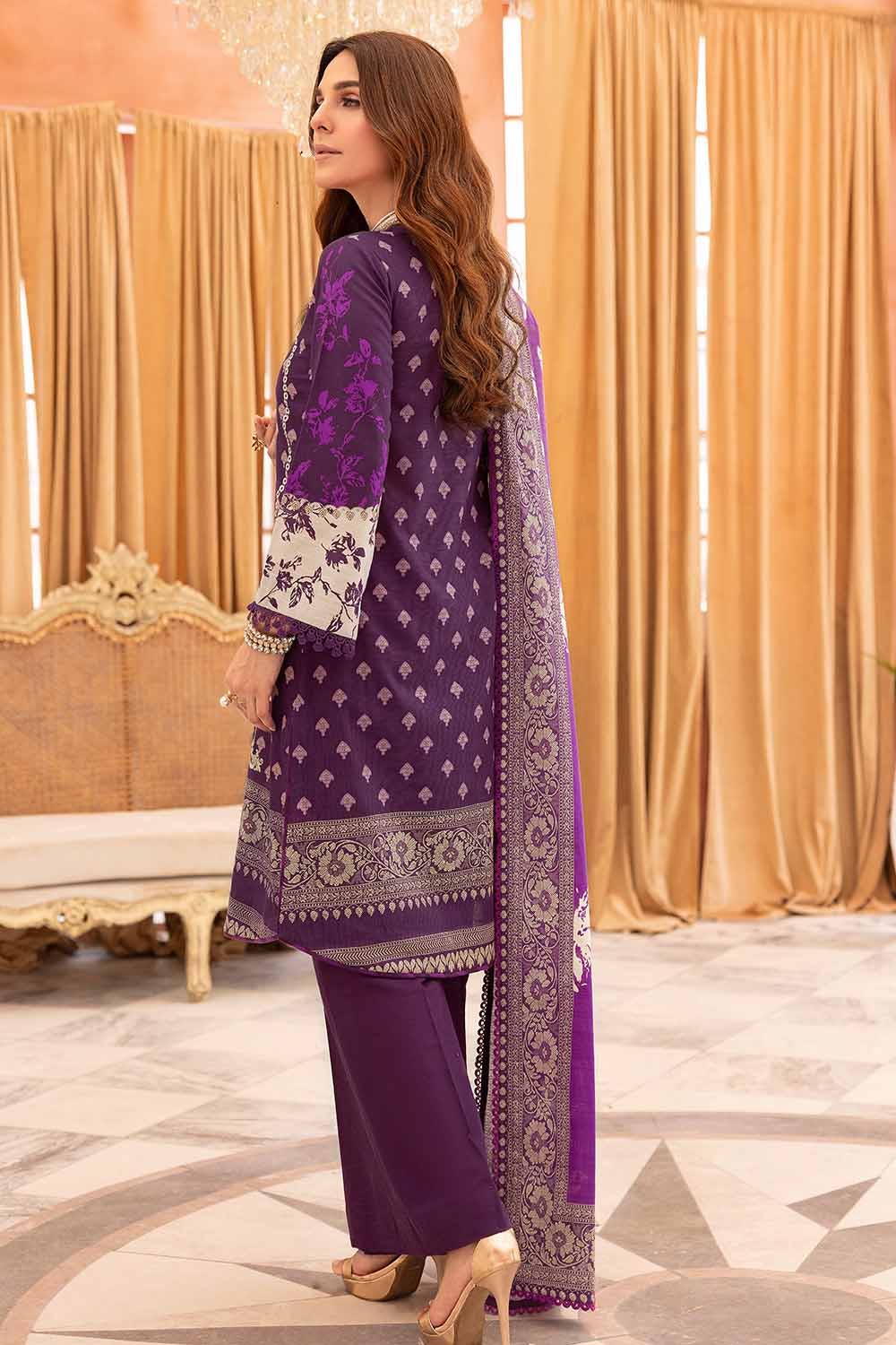 Gul Ahmed 3PC Embroidered Khaddar Unstitched Suit K-32040