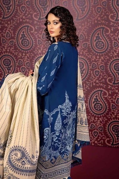 Gul Ahmed 3PC Embroidered Khaddar Unstitched Suit with Printed Khaddar Dupatta K-32041