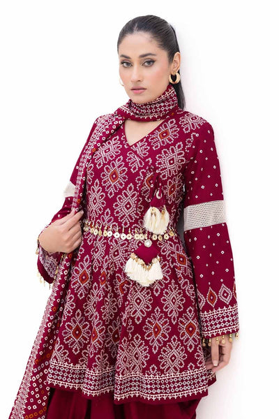 Gul Ahmed 3PC Unstitched Printed Light Khaddar Suit K-42002 L