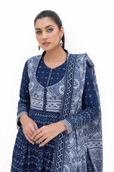 Gul Ahmed 3PC Unstitched Printed Light Khaddar Suit K-42005 L