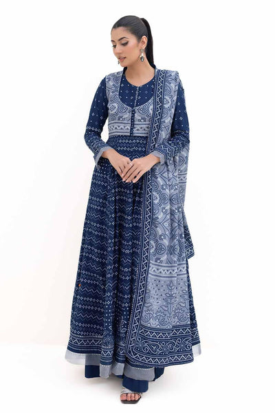 Gul Ahmed 3PC Unstitched Printed Light Khaddar Suit K-42005 L