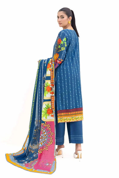 Gul Ahmed 3PC Unstitched Printed Light Khaddar Suit K-42006 L